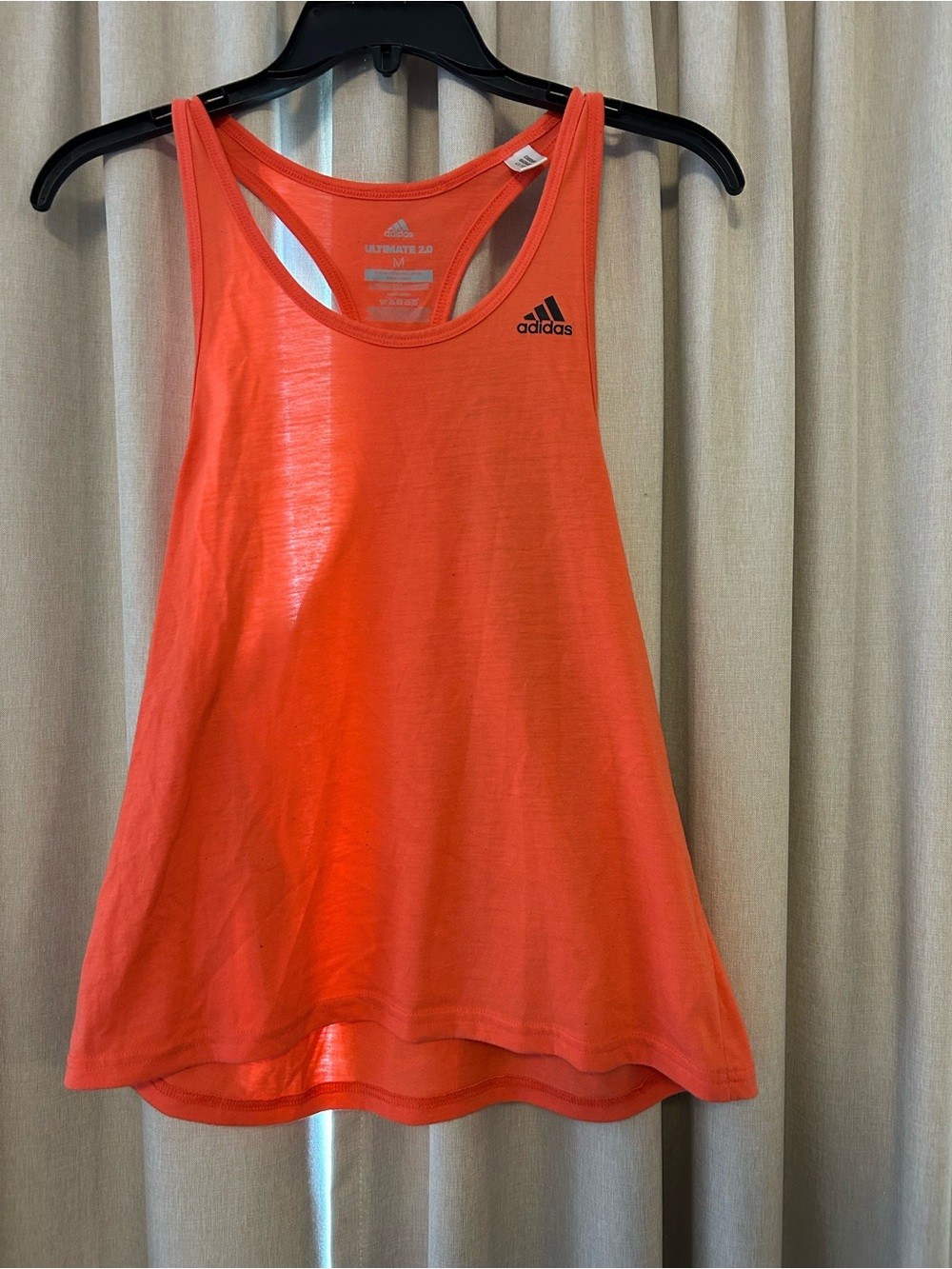 adidas Women's Bright Orange Racerback Tank